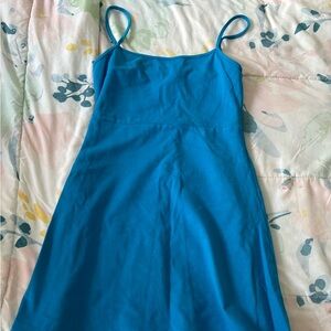 women’s blue small dress